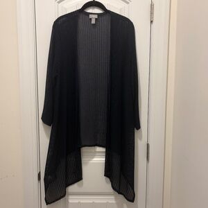 Chico’s women’s three quarter sleeve mesh cardigan